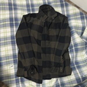 Cos Black and Brown Checkered Jacket